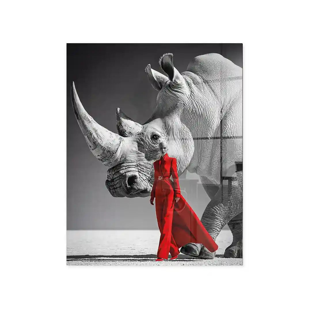 Cuadro Red Instinct | Wild Elegance