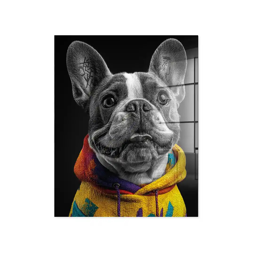 Cuadro Póster Bulldog Francés | Decoración Moderna