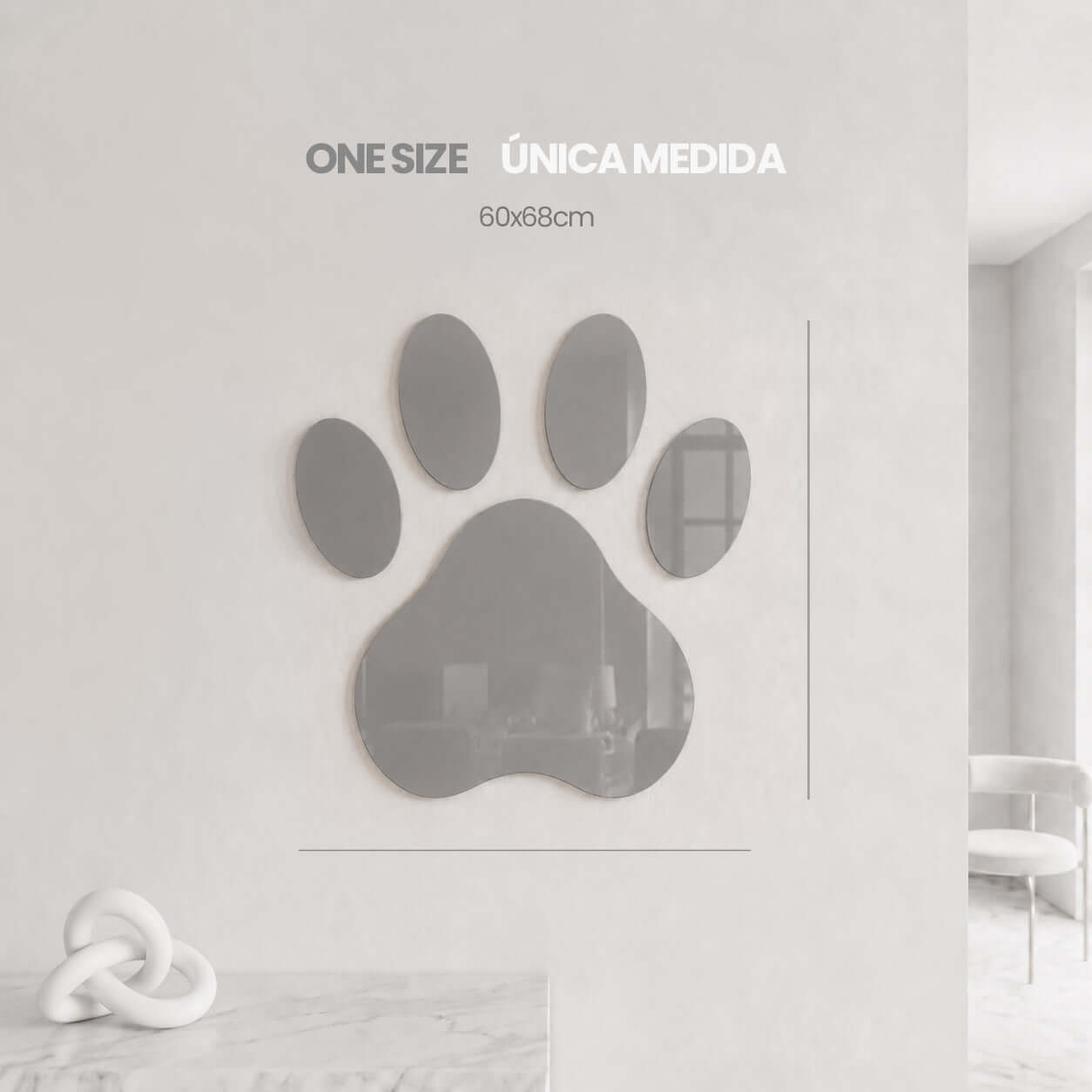 Cuadro Huella de Boston Terrier | Decoración Divertida