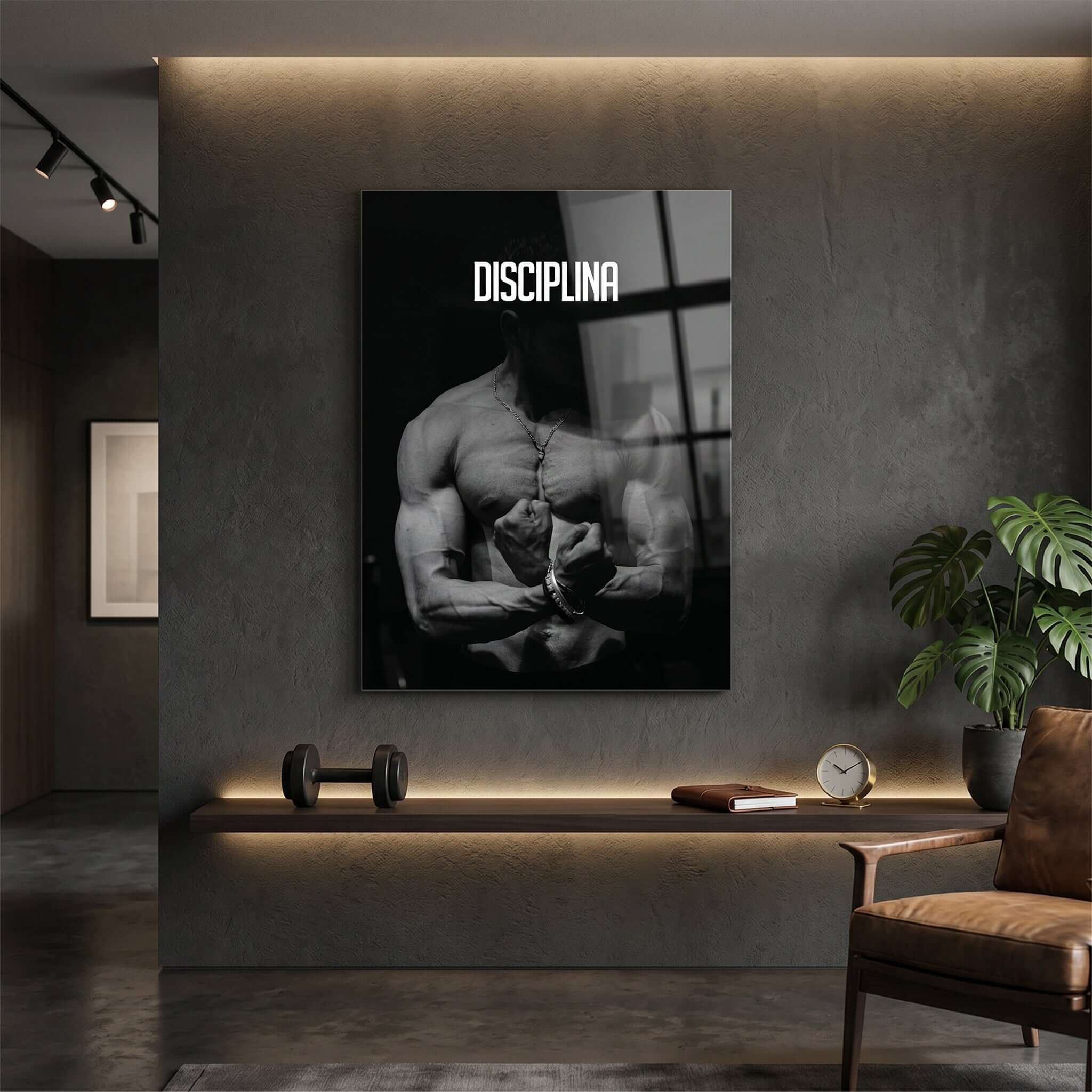 Cuadro Póster Disciplina | Decoración Motivacional Fitness