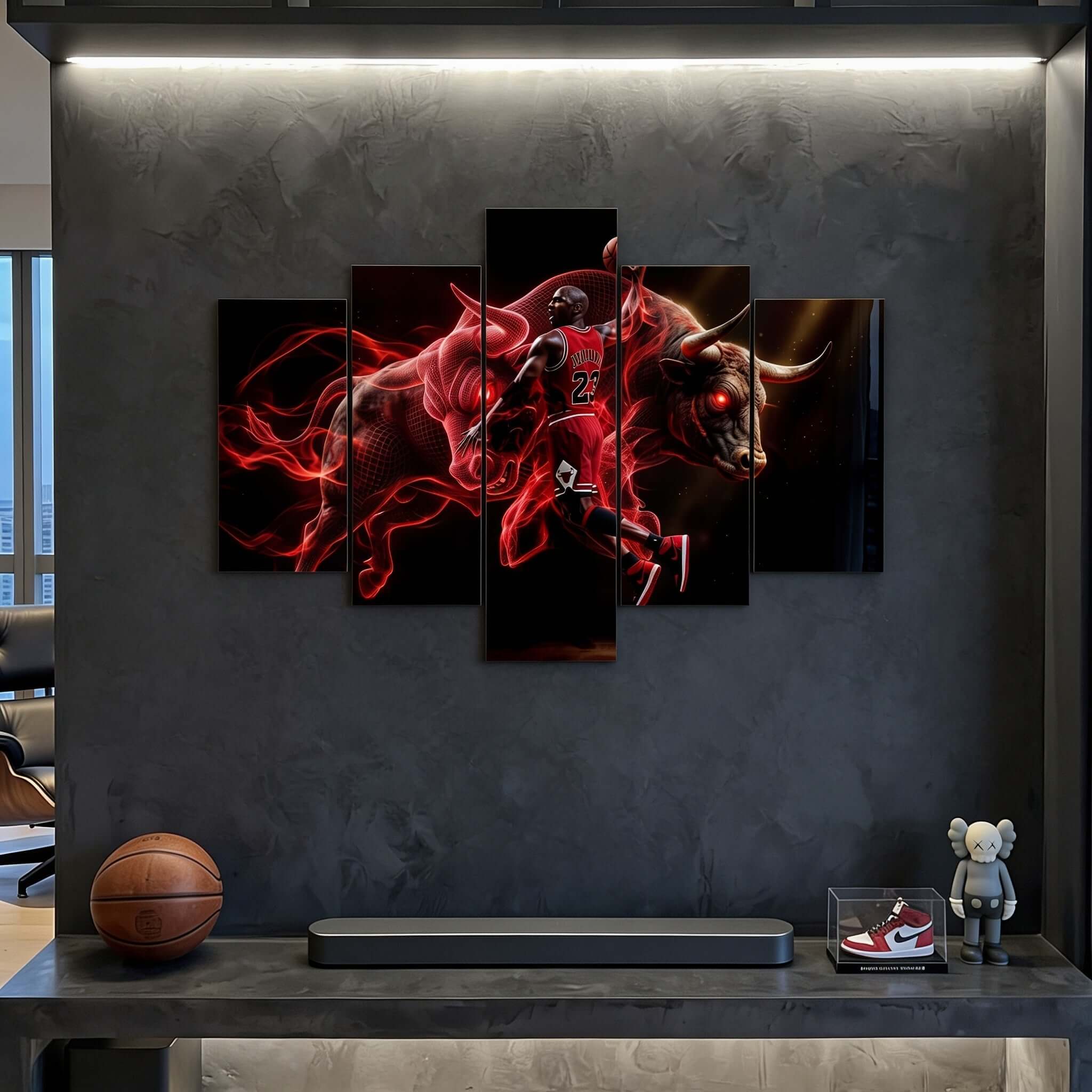 Cuadro de Metacrilato Michael Jordan | Decoración de Baloncesto
