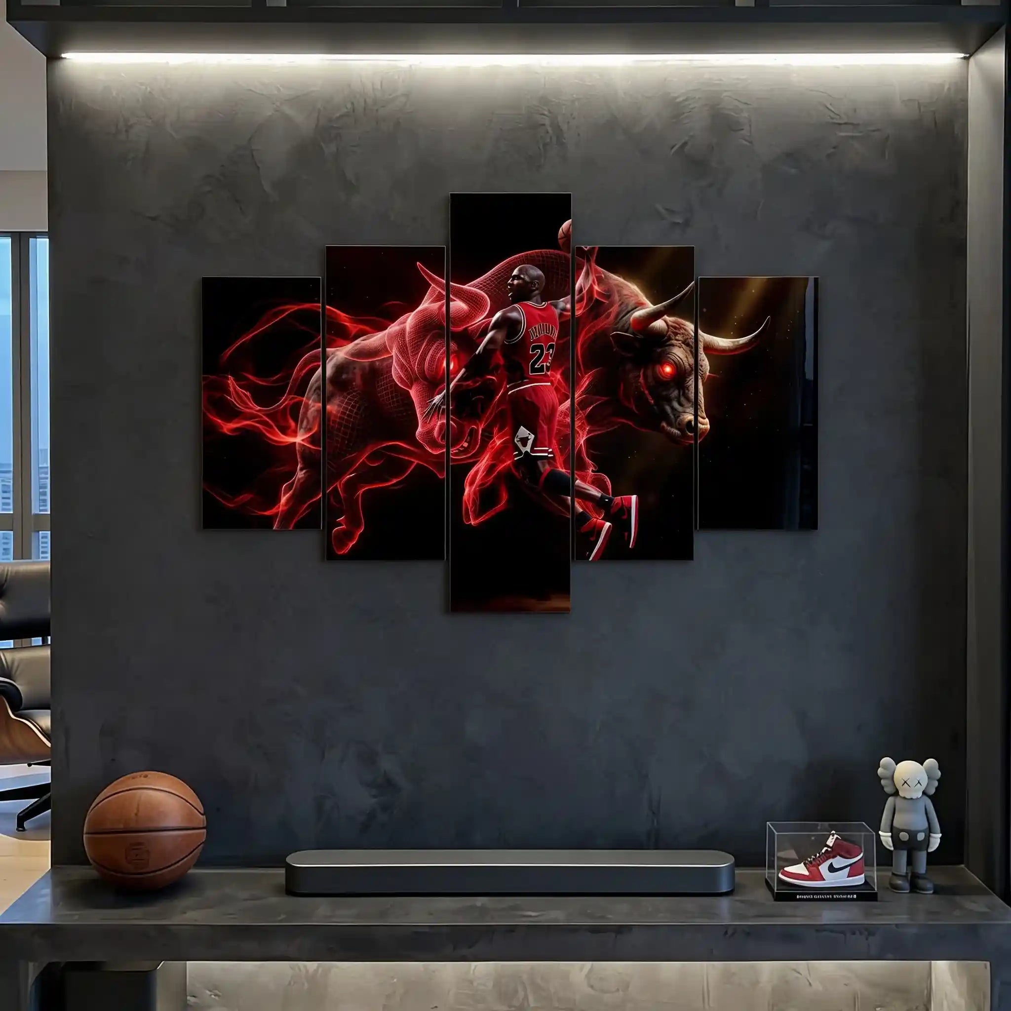 Cuadro de Metacrilato Michael Jordan | Decoración de Baloncesto