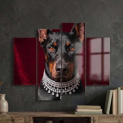 Cuadro de Metacrilato Dóberman | Decoración Urbana de Pared